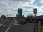 Looking south at the intersection of Rt 62 and Main st from the Wilmington commuter rail stop