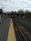 Looking south at the Rt 62 bridge from the Wilmington Commuter Rail train stop
