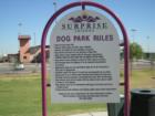 Dog Park in the Surprise Recreation Complex