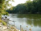 A view of the Grand River taken from Johnson Park in Grand Rapids, MI