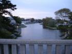 Moniebogue Canal from Stevens Lane Bridge - Westhampton Beach, New York