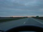 Fall Highway in Iowa