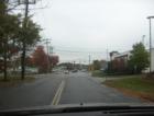 Looking out at the intersection of Mall Rd and Middlesex Turnpike from 2nd Ave