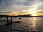 Sunset photo of sailboat on Bellingham Bay. Photo taken by Ryan Martin