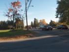 Looking down Winn St near Marshall Simmons Middle School