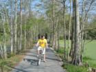 biking at Magnolia Plantation