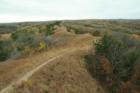 The colorful Loess Hills in the fall.