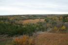 The colorful Loess Hills in the fall.