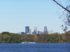 Downtown Minneapolis as seen from Lake Nokomis.