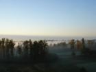 Fog rolling off the Occoquan River in Belmont Bay