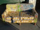 Tucson Bench, decorated with tile