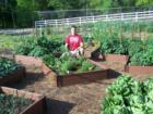 Community Garden in Winding River Plantation Bolivia, North Carolina