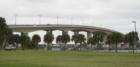 International Speedway bridge and riverfront park.