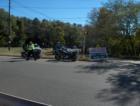 Poloce details at the 128-38 rotary for the Halloween parade in Woburn
