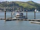 Sausalito Bay from Angel Island looking at our Hershine 37 TriCabin Trawler