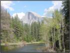 Half Dome in Yosemite National Forest on the Valley Floor. Photo by Jeanean Gendron