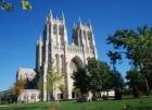 The front of the National Cathedral