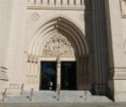 The main entrance to the Cathedral
