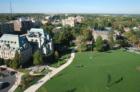 The National Cathedral grounds - do they spray paint their lawns?
