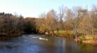 The Thornapple River at Ruehs Park in Caledonia Township Michigan