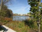 Backwaters of Rogue River Dam at Rockford, Michigan
