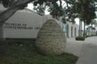 Front of museum