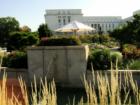 Fountain and garden in Bartholdi Park, just west of the Cannon House Office Building