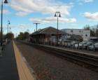 Reading commuter rail stop looking south.
