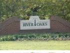 Entrance to River Oaks Subdivision