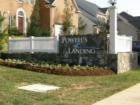 Entrance to Powells Landing Subdivision