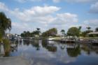 View down the 120 wide canal! Large boats are welcome here!