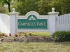 Entrance to Campbells Trace Subdivision