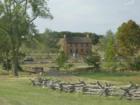 A view of the old Stone House that sits on the Manassas National Battlefield Park