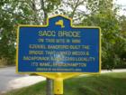 Sagg Bridge Historical Marker - Bridge Lane, Sagaponack, New York