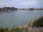 Agua hedionda Lagoon looking west towards the YMCA camp
