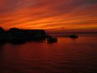 Deep Red Sky, Surf City bayfront