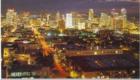 Downtown at night