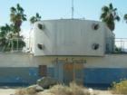 The old Aces and Spaces Building, North Shore of Salton Sea