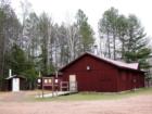Bayfield County Parks building at Mount Valhalla Trail