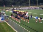 Saline Cheerleaders before the game in 2007