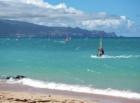 windsurfing at Maui's famous Kanaha Beach