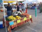 Farmer's Booth at Sunset Valley Farmers' Market, November, 2007