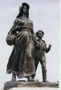 The Pioneer Woman Statue located at 14th Street & Lake Rd.