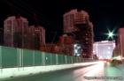 The Fontainebleau parking garage can be seen rising in front of Turnberry Place in Las Vegas.  Nov. 07