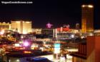 Trump, Palms Place, Rio, The Frontier, Treasure Island and Caesars.  This shot was taken moments before the Frontier implosion. Nov. 13, 2007