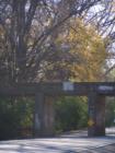 Just off Hwy 13 there is an old railroad bridge that you have to squeeze your car under. I don't think you want to try this if you have a large SUV. 