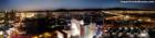 Panoramic shot from Sky Suite B, the first 3 story penthouse condo ever listed for sale in Las Vegas.  Listed by Luxury Realty Group.  Nov. 07