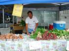 An example of the fresh seasonal produce found every Saturday morning at the Red Stick Farmer's Market.  This vendor also sells incrediable tamales!