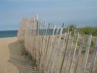 The fence at North Hampton Beach