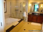 Master bath of a one bedroom unit at Signature at MGM Grand in Las Vegas.  Nov. 07